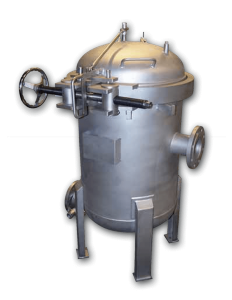 Multi-bag filter housing in stainless steel