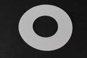 Precision filter fabric disc