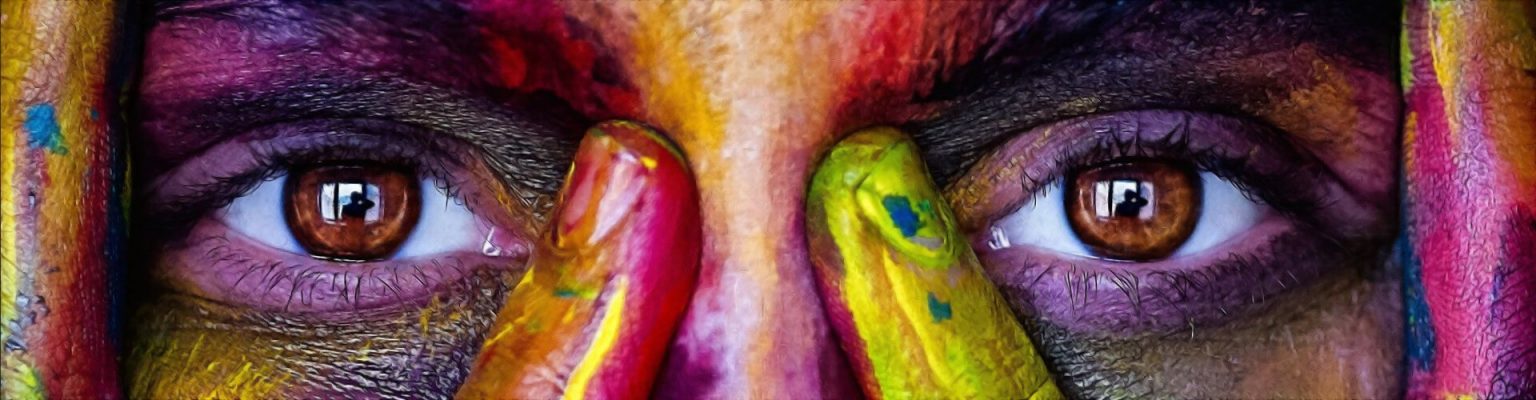 Bandeau peinture yeux