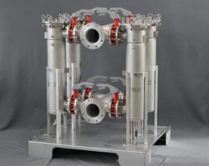 Skid de filtre à poches