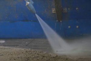 Lavage au karcher avec de l'eau recyclée