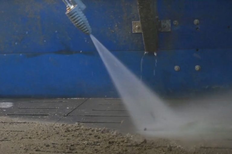 Lavage au karcher avec de l'eau recyclée