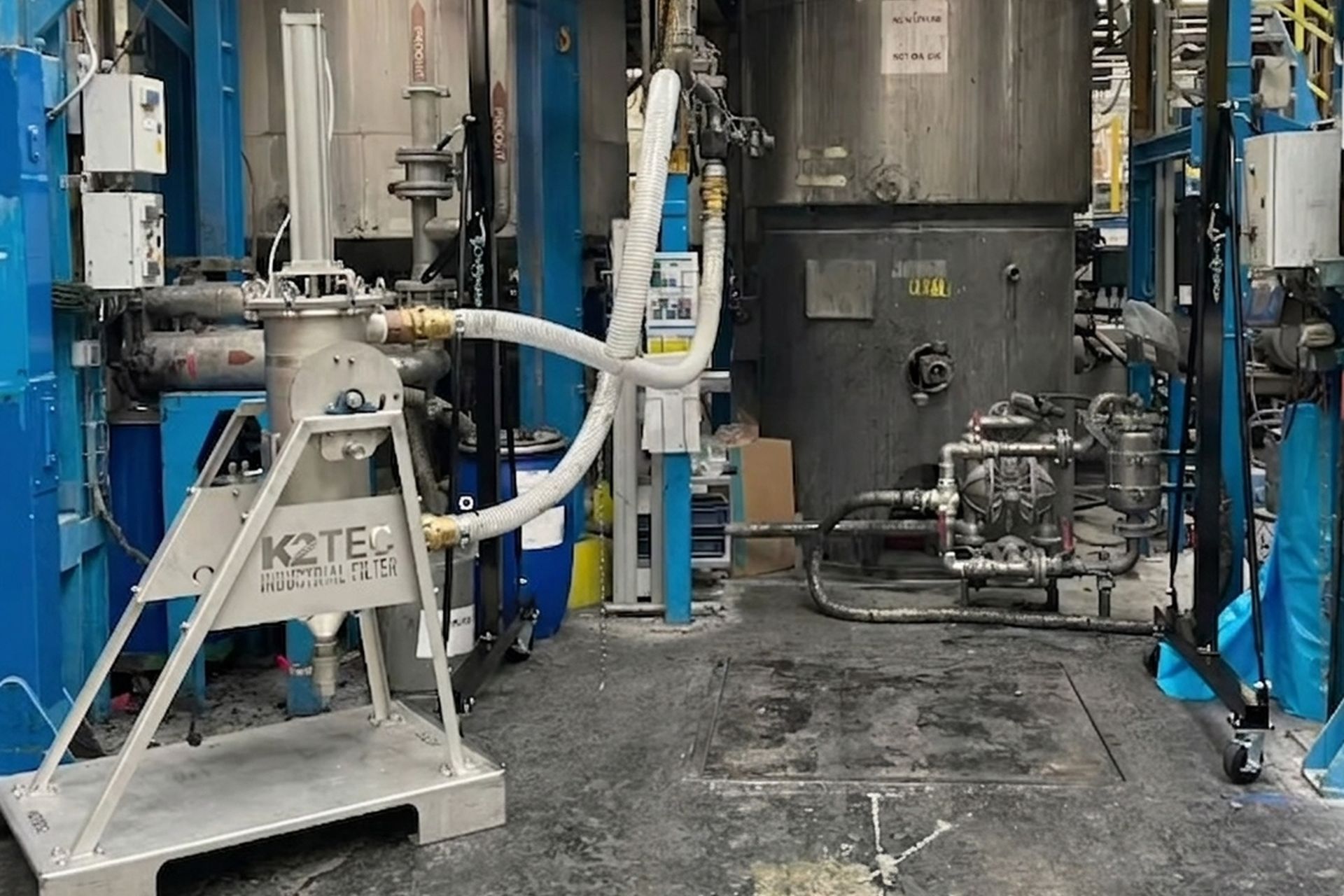 Skid de filtration ligne production