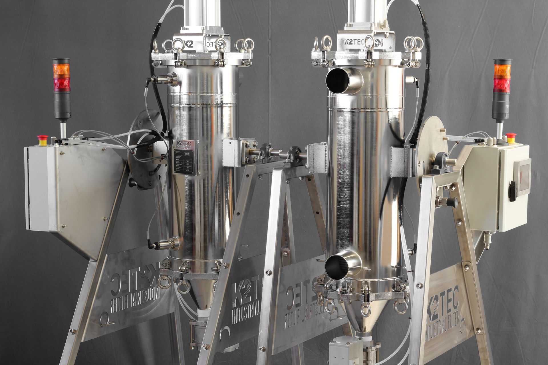 Skid filtration coffret capteur vanne